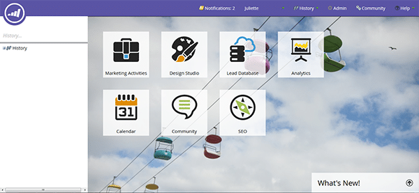 Screenshot Marketo